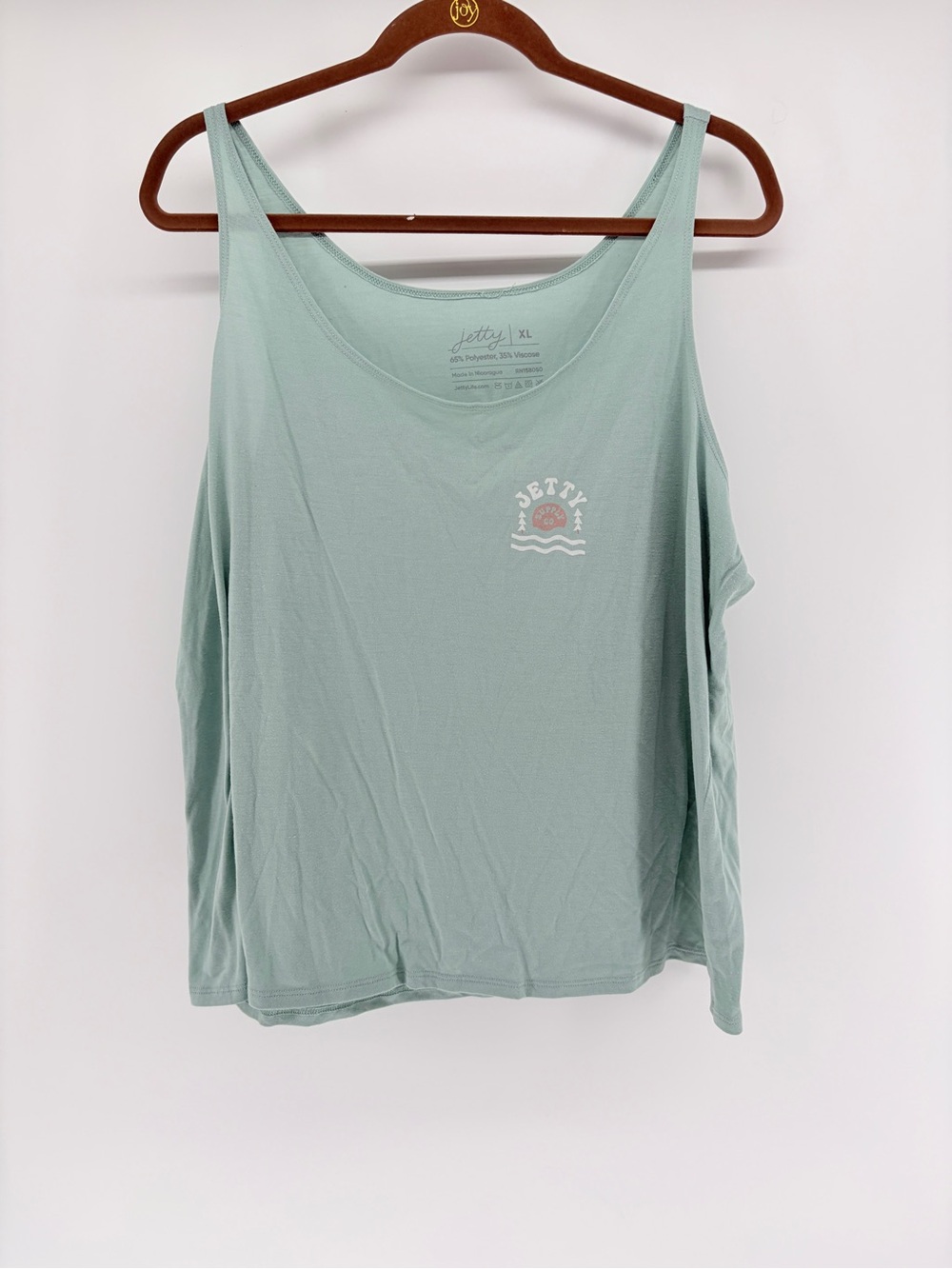 Women’s Jetty Seafoam Graphic Tank Top Coastal with a Conscience XL